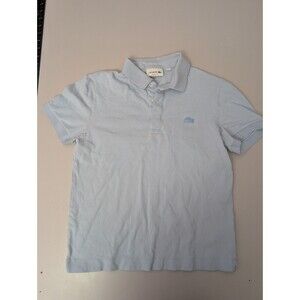 Lacoste Mens Regular Fit Polo Shirt Light Blue Pique Size FR 3 US S 18x23